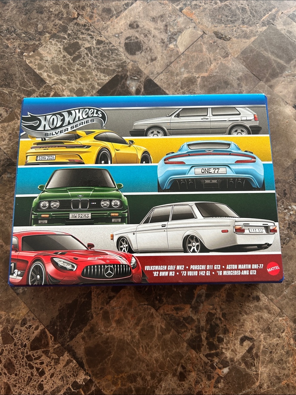 BNIB 🆕 Hot Wheels Silver Series 1:64 scale Car Collector Set - Euro Style